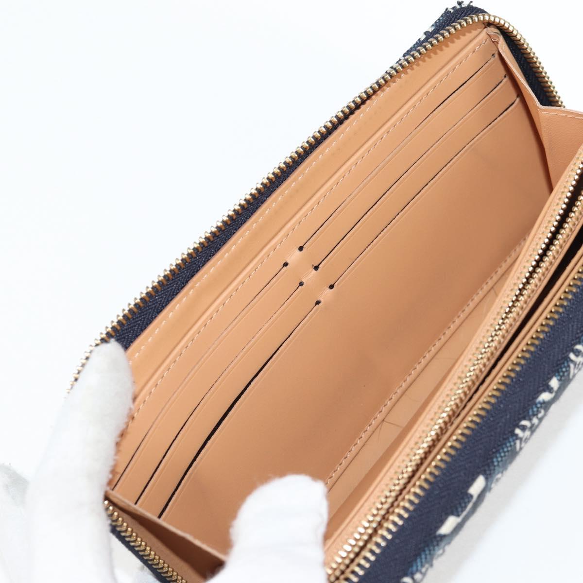 Louis Vuitton Zippy wallet, Blue, Canvas, wallet
