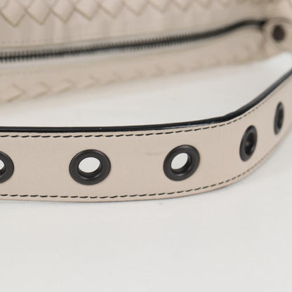 Bottega Veneta Intrecciato, White, Leather, handbag