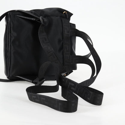 Versace Medusa, Black, NYLON, backpack