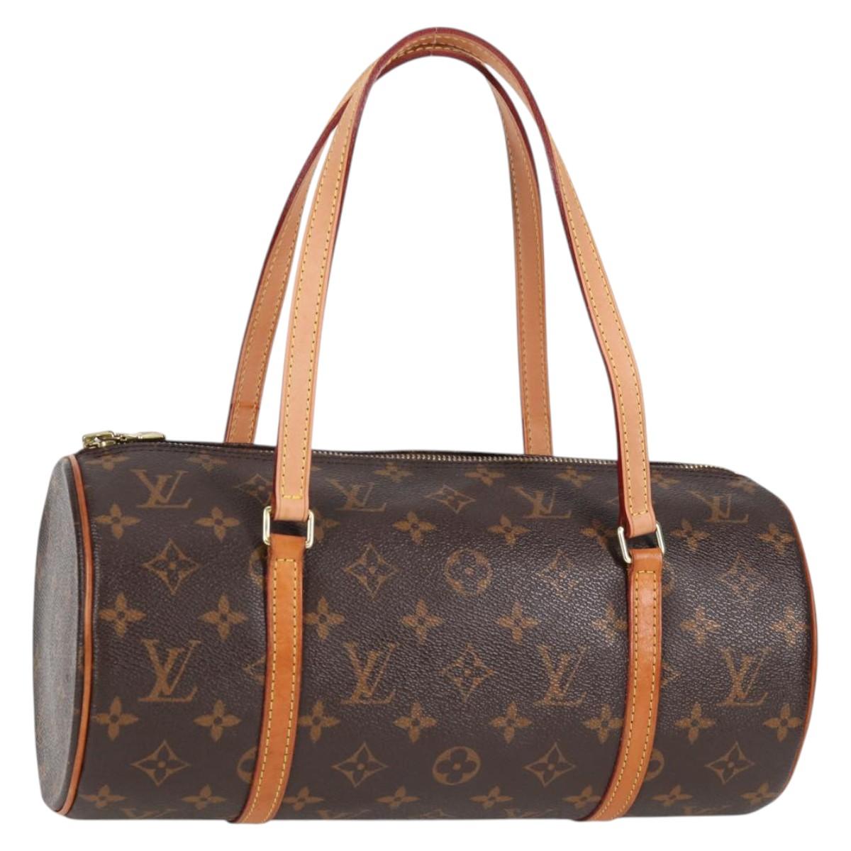 Louis Vuitton Papillon 30, Brown, Canvas, handbag