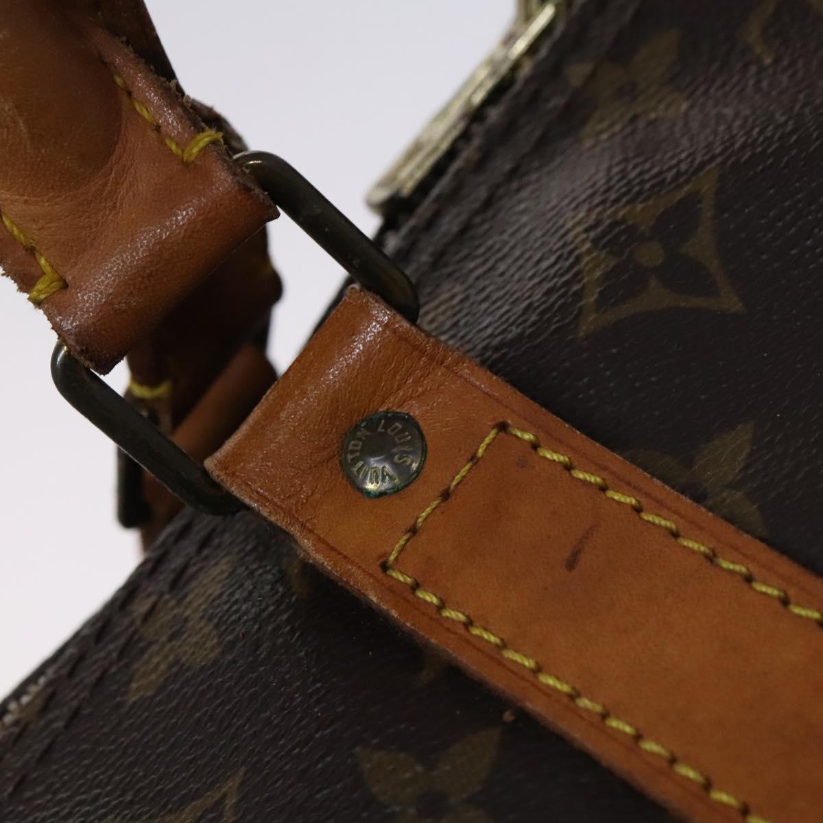 Louis Vuitton Keepall 60, Brown, Canvas, travel