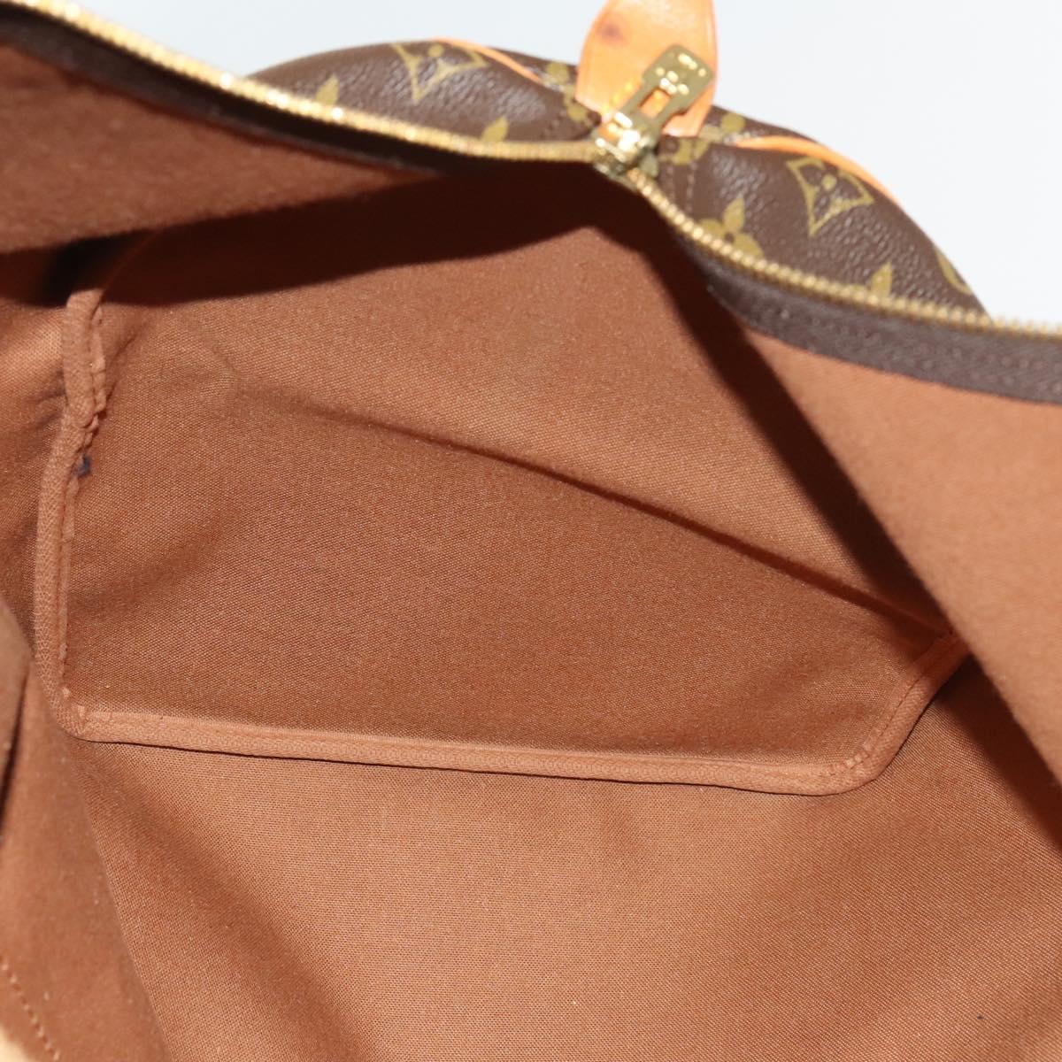 Louis Vuitton Keepall 55, Brown, Canvas, travel
