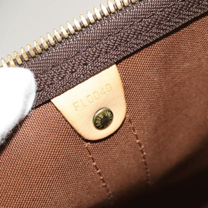 Louis Vuitton Keepall 60, Brown, Canvas, travel