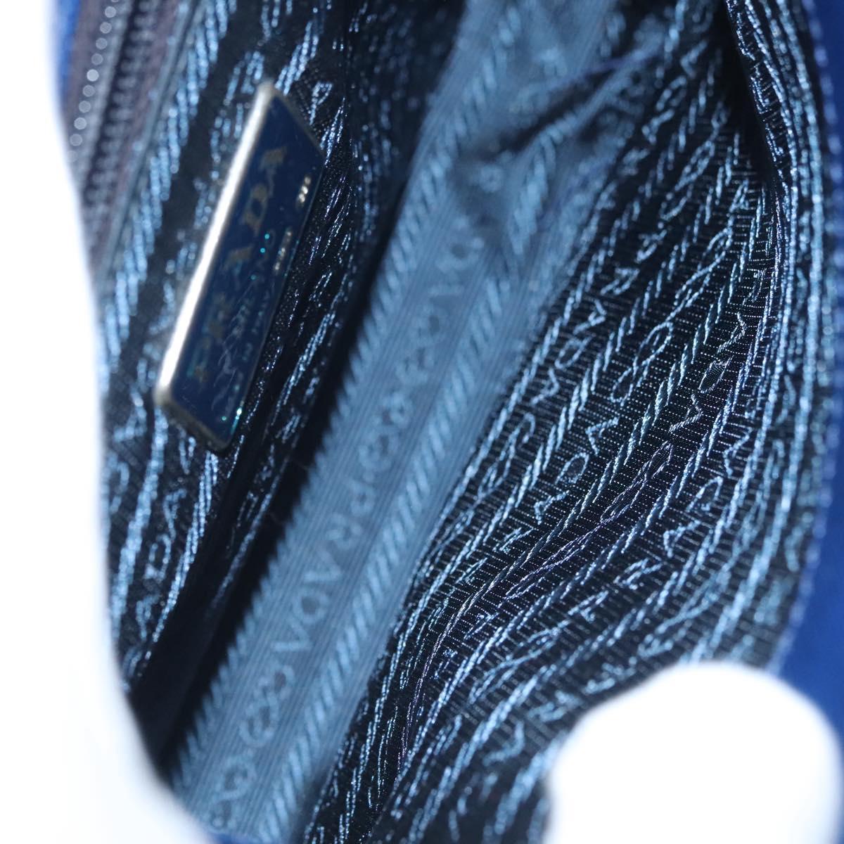 Prada Cleo, Navy, Leather, clutch