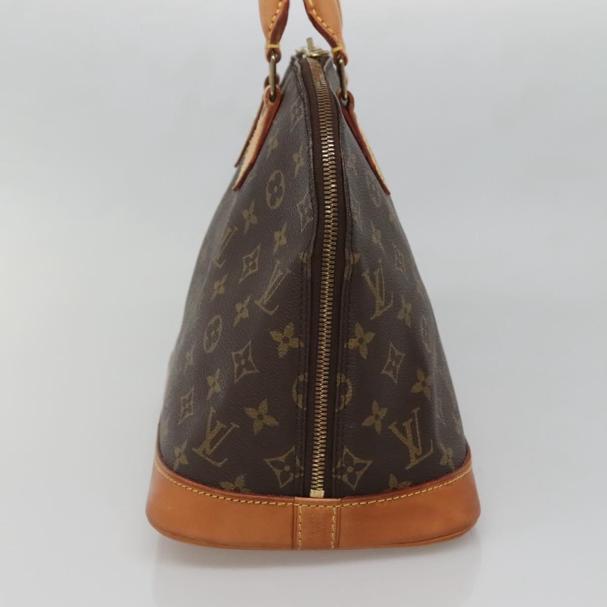 Louis Vuitton Alma, Brown, Canvas, handbag