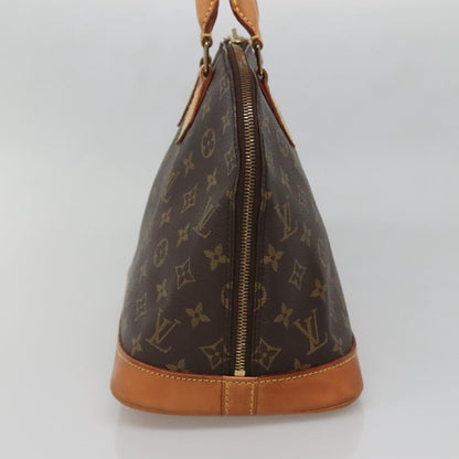Louis Vuitton Alma, Brown, Canvas, handbag