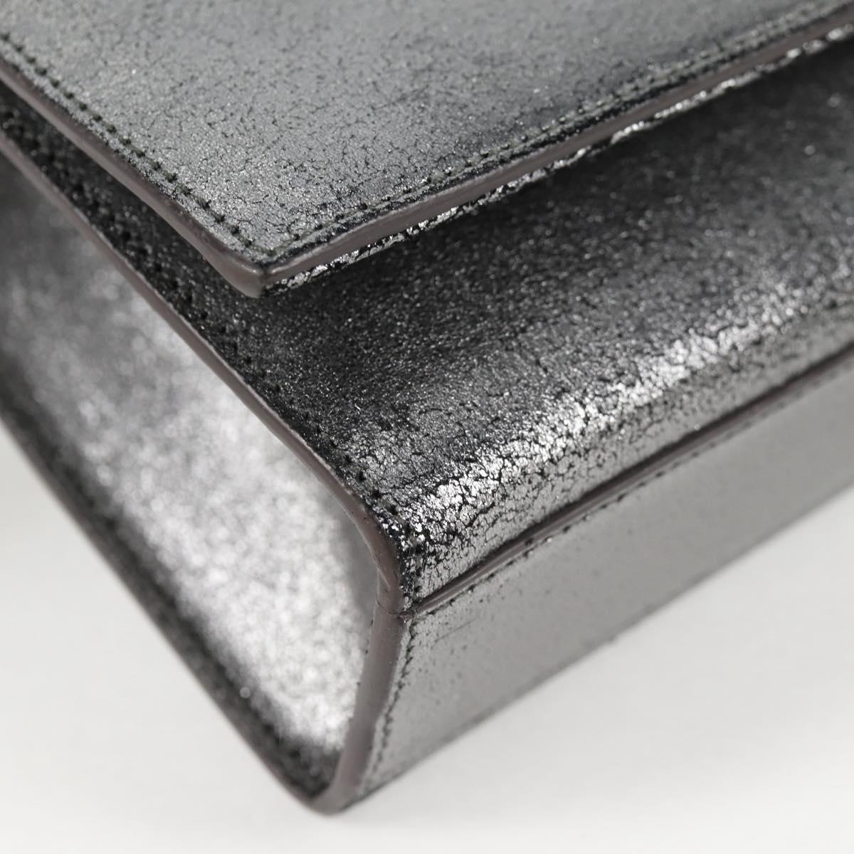 Saint Laurent Kate, Silver, Leather, shoulder
