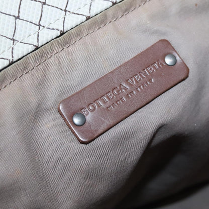 Bottega Veneta Marco polo, Grey, Canvas, tote