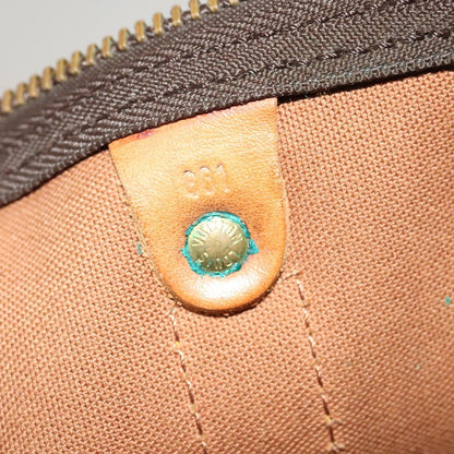 Louis Vuitton Keepall 60, Brown, Canvas, travel