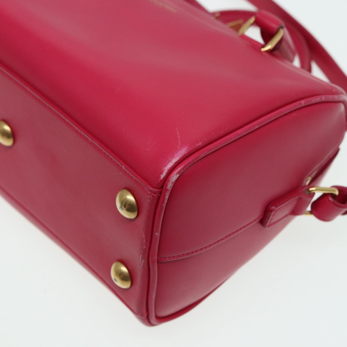 Yves Saint Laurent, Red, Leather, handbag
