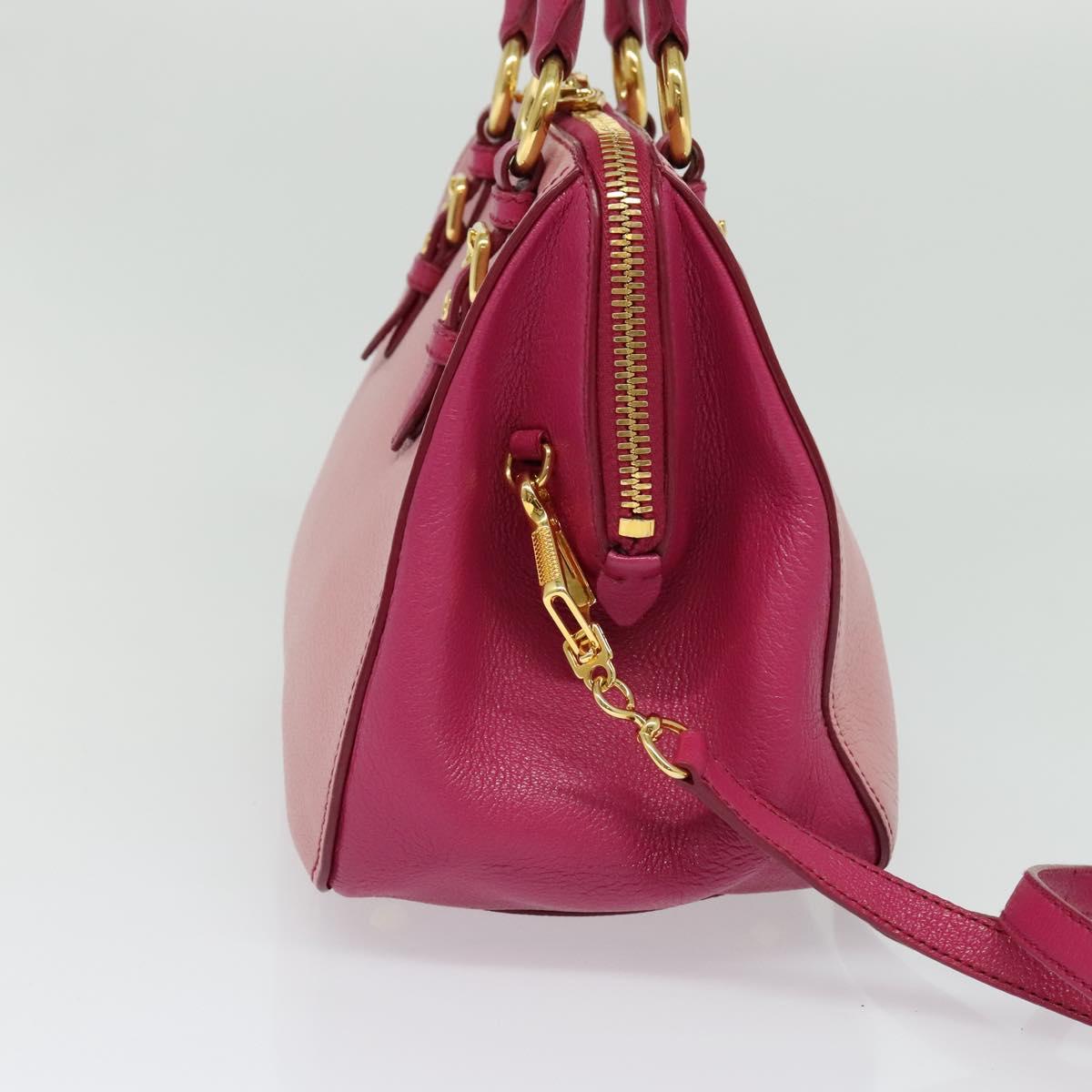 Miu Miu Madras, Pink, Leather, handbag