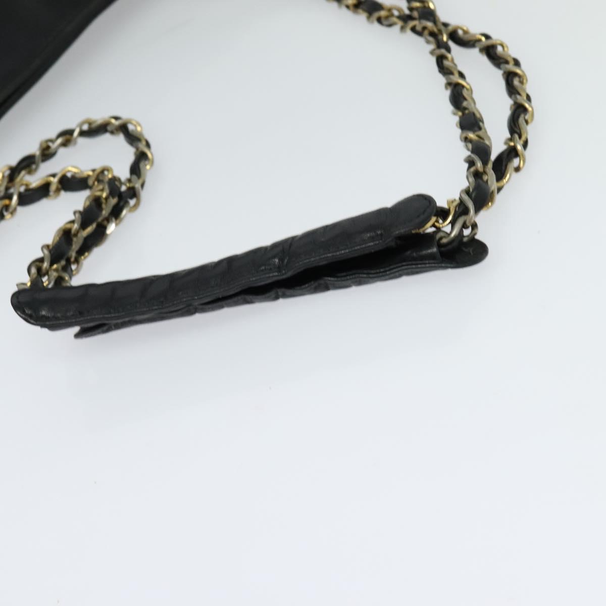 Chanel Vintage Shopping Tote Quilted Lambskin, BLACK, LEATHER, Tote bag