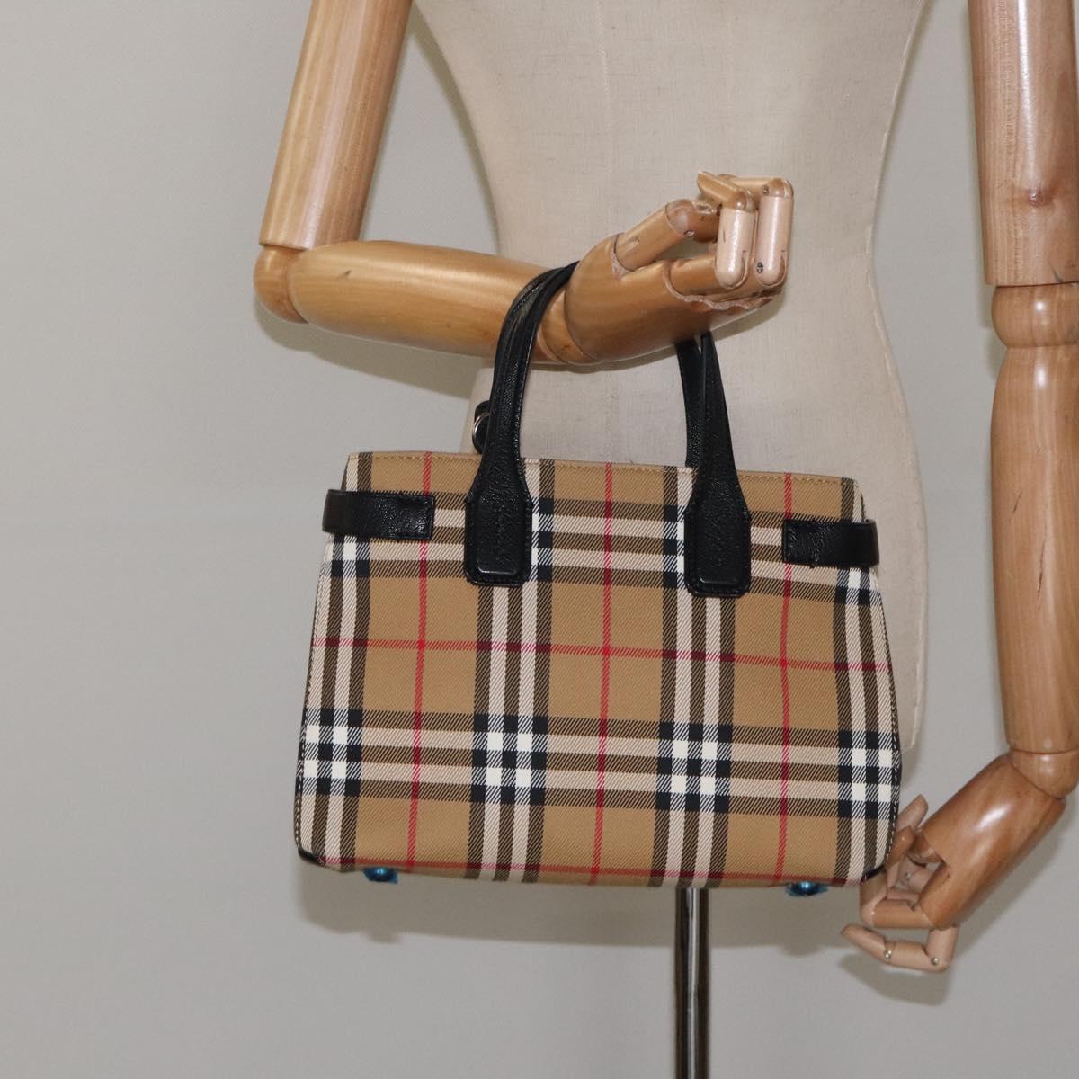 Burberry The Banner, Beige, Canvas, tote