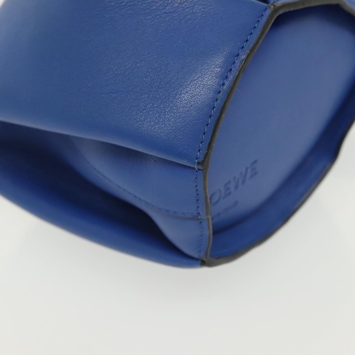 Loewe Elephant, Blue, Leather, handbag
