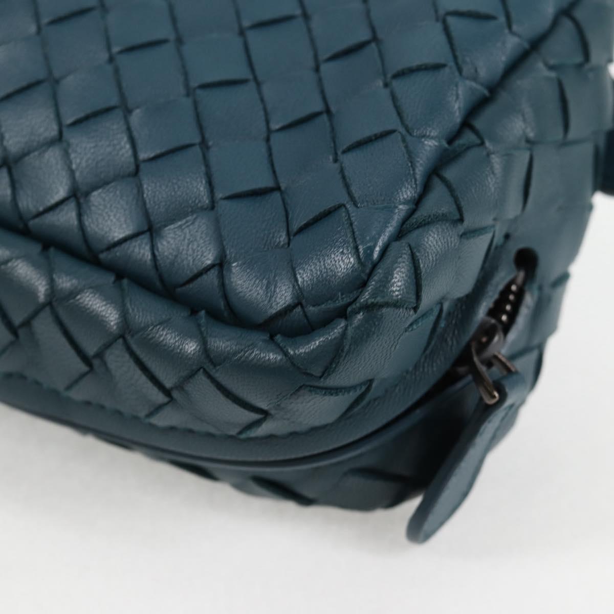 Bottega Veneta Olimpia, Blue, Leather, shoulder