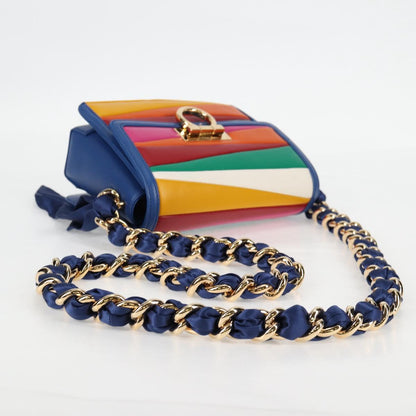 Salvatore Ferragamo Gancini, Multicolour, Leather, clutch