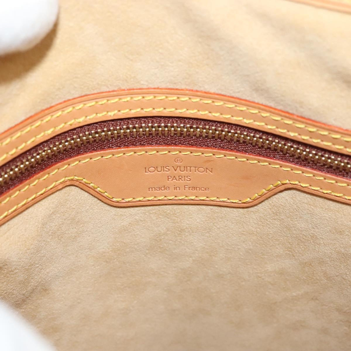 Louis Vuitton Bucket PM, Beige, Leather, shoulder