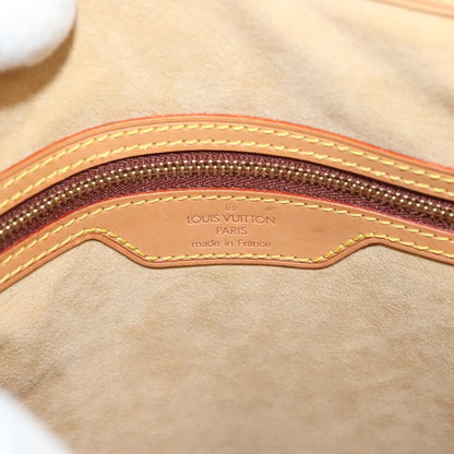 Louis Vuitton Bucket PM, Beige, Leather, shoulder