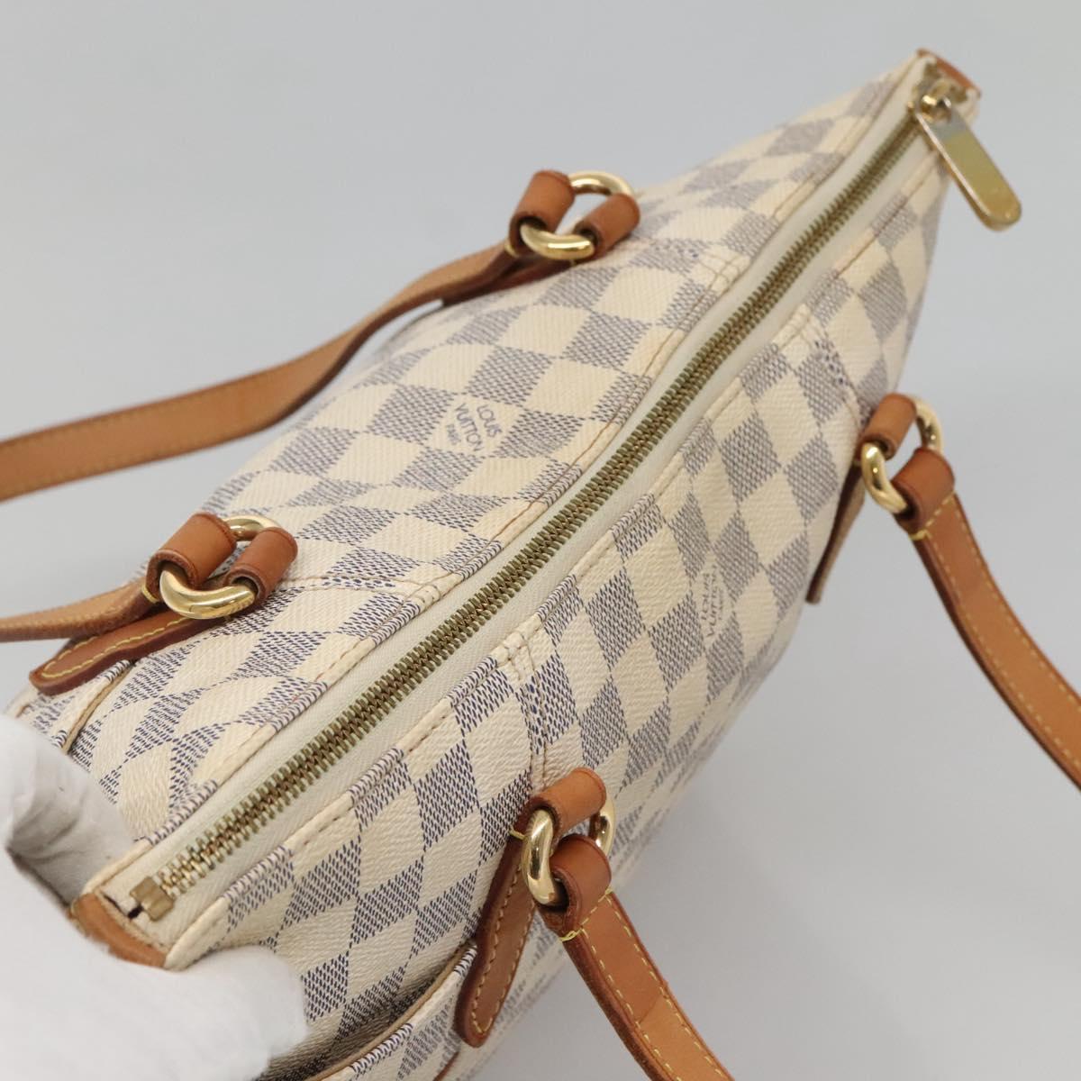 Louis Vuitton Totally, White, Canvas, tote