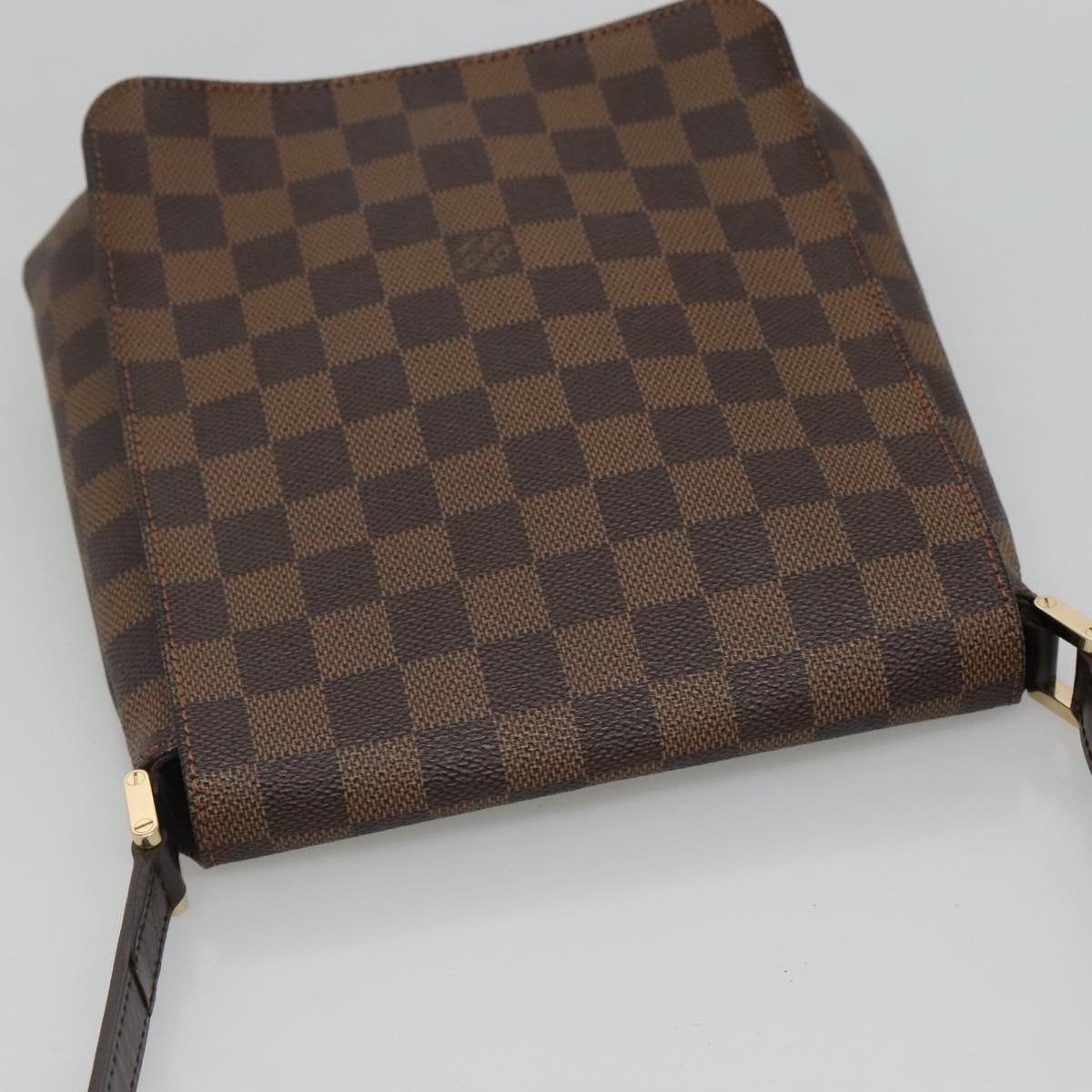 Louis Vuitton Musette Salsa, Brown, Canvas, shoulder