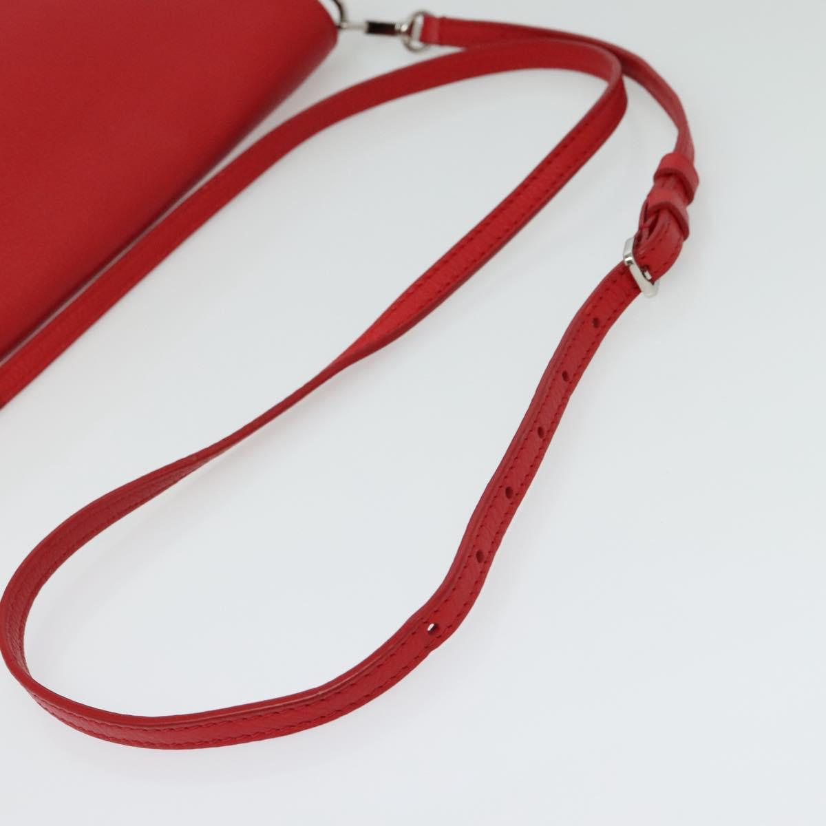 Louis Vuitton Parnassea, Red, Leather, shoulder