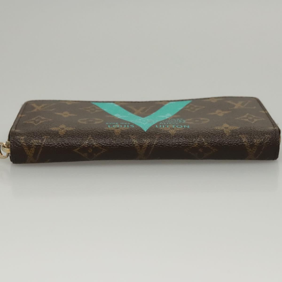 Louis Vuitton Zippy wallet monogram, Brown, Canvas, Clutch