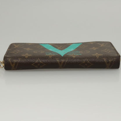 Louis Vuitton Zippy wallet monogram, Brown, Canvas, Clutch