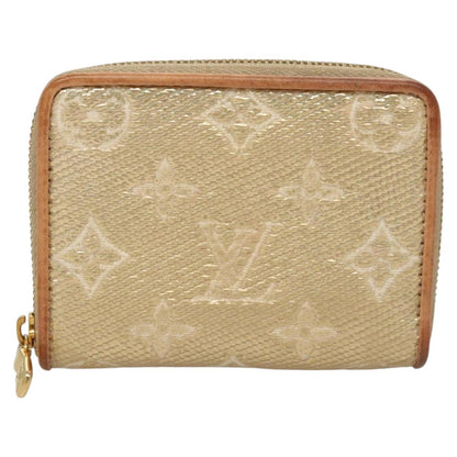Louis Vuitton Zippy coin purse, Beige, Canvas, wallet