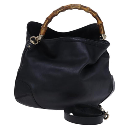 Gucci Peggy, Black, Leather, handbag