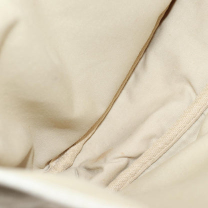 Louis Vuitton Saumur, Beige, Canvas, shoulder