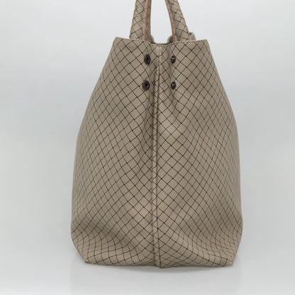 Bottega Veneta Marco polo, Grey, Canvas, tote