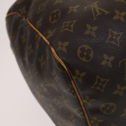 Louis Vuitton Keepall 60, Brown, Canvas, travel