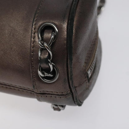 Chanel Tassel, Brown, Leather, shoulder