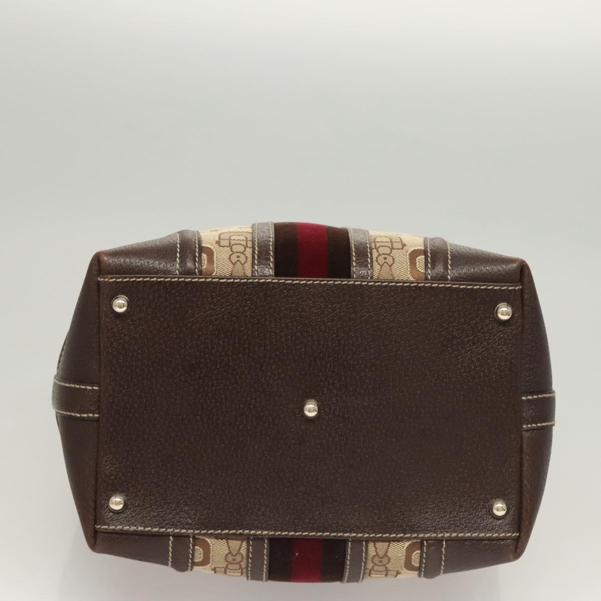 Gucci Sherry, Brown, Canvas, handbag