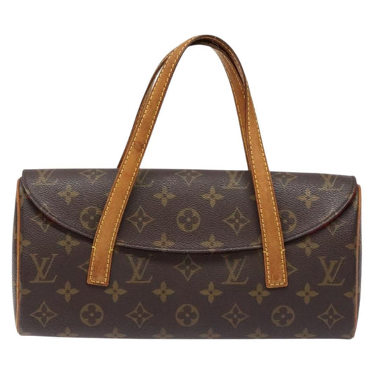 Louis Vuitton Sonatine, Brown, Canvas, handbag