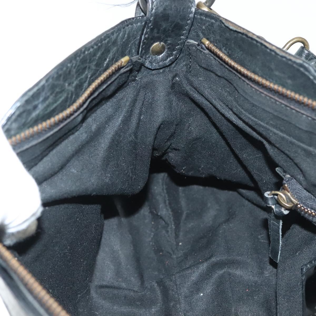 Balenciaga First, Black, Leather, handbag
