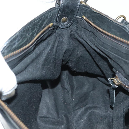 Balenciaga First, Black, Leather, handbag