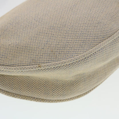 Prada, Beige, Canvas, clutch