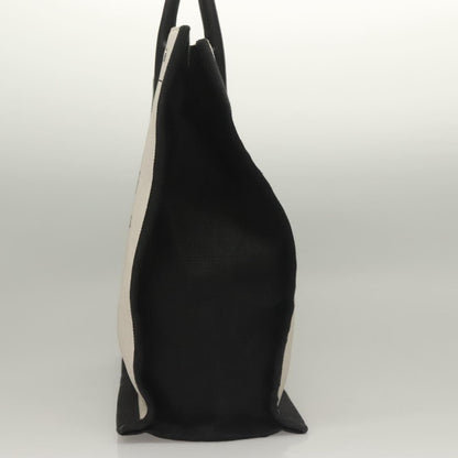 Saint Laurent Rive Gauche, White, "CANVAS, LEATHER", handbag