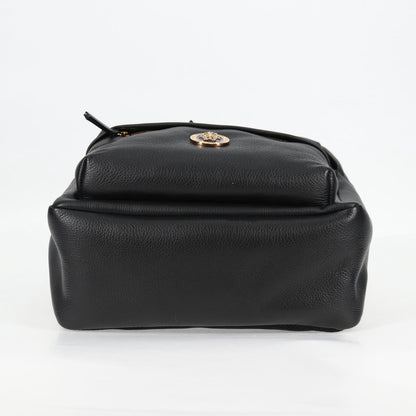 Versace Medusa, Black, Leather, backpack
