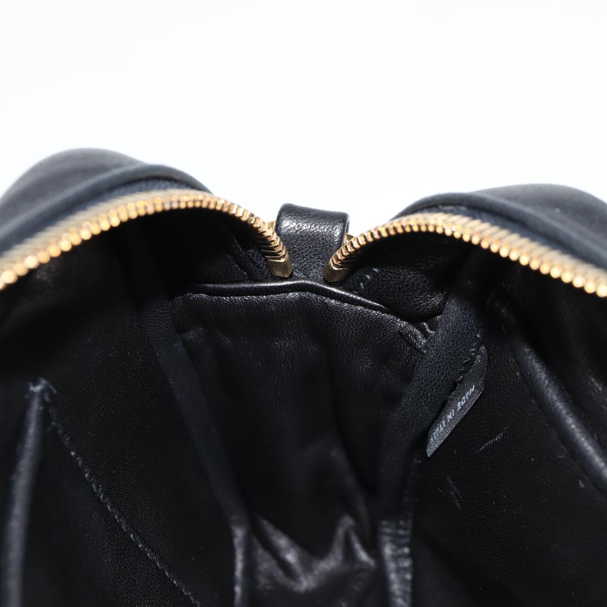 Prada Ribbon, Black, Leather, shoulder