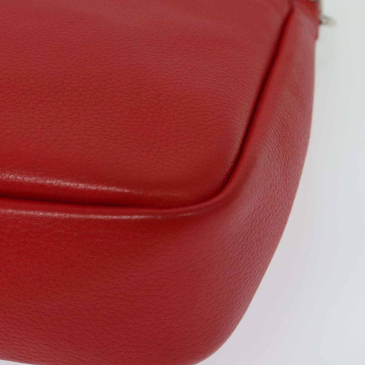 Louis Vuitton Parnassea, Red, Leather, shoulder