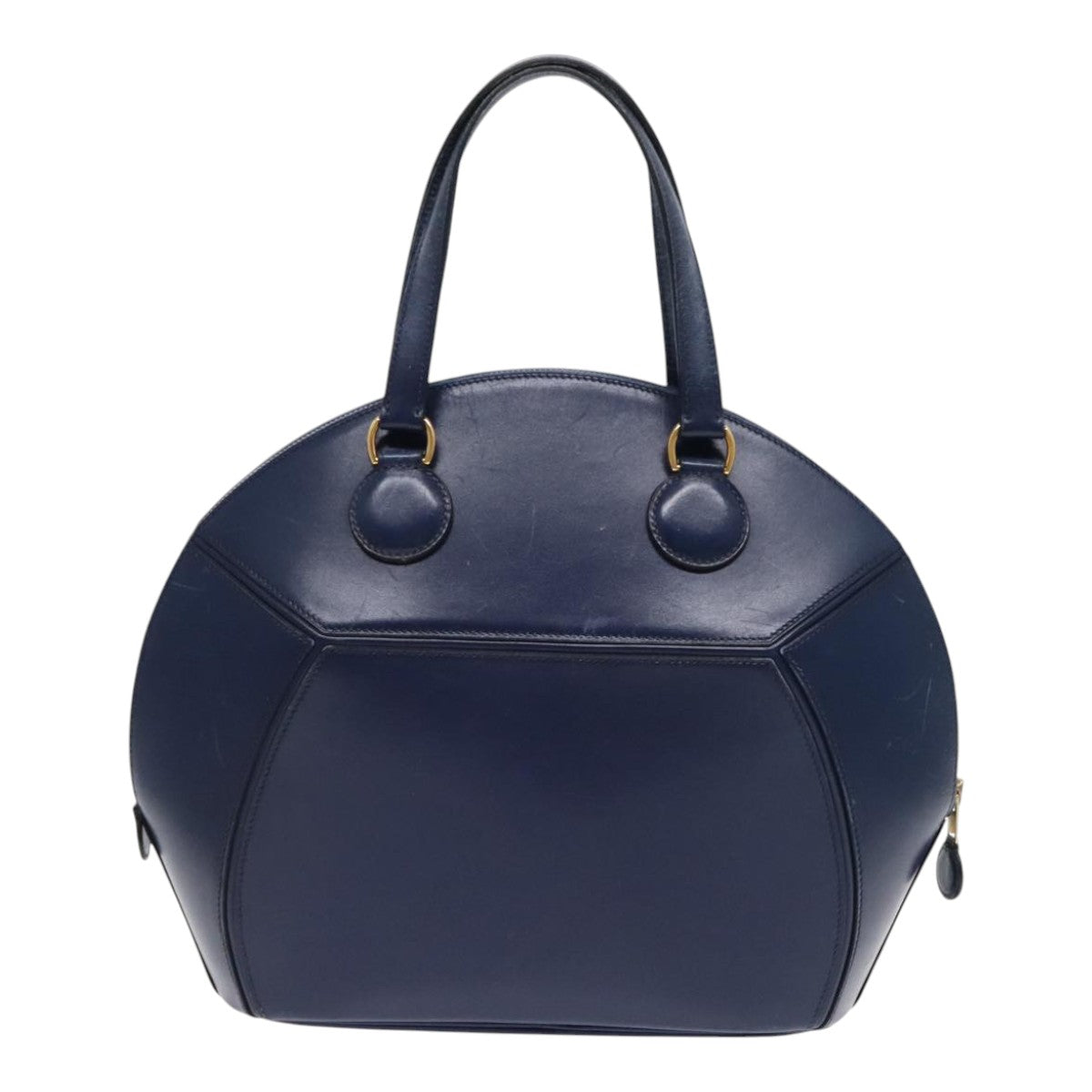 Hermès Ile De Shiki, Blue, Leather, handbag