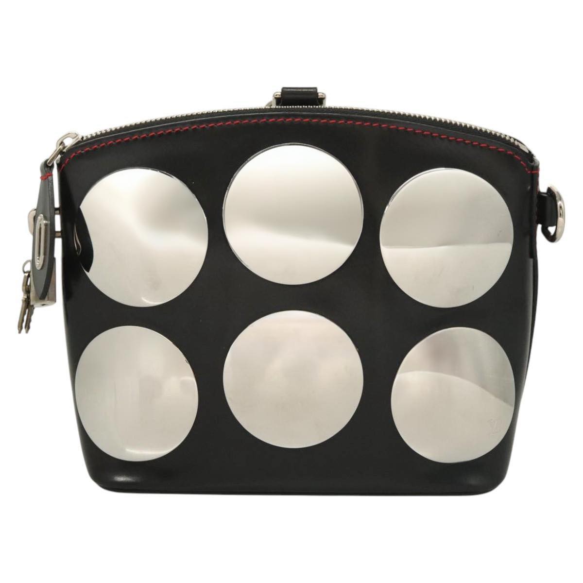 Louis Vuitton Suhari, Black, Leather, handbag