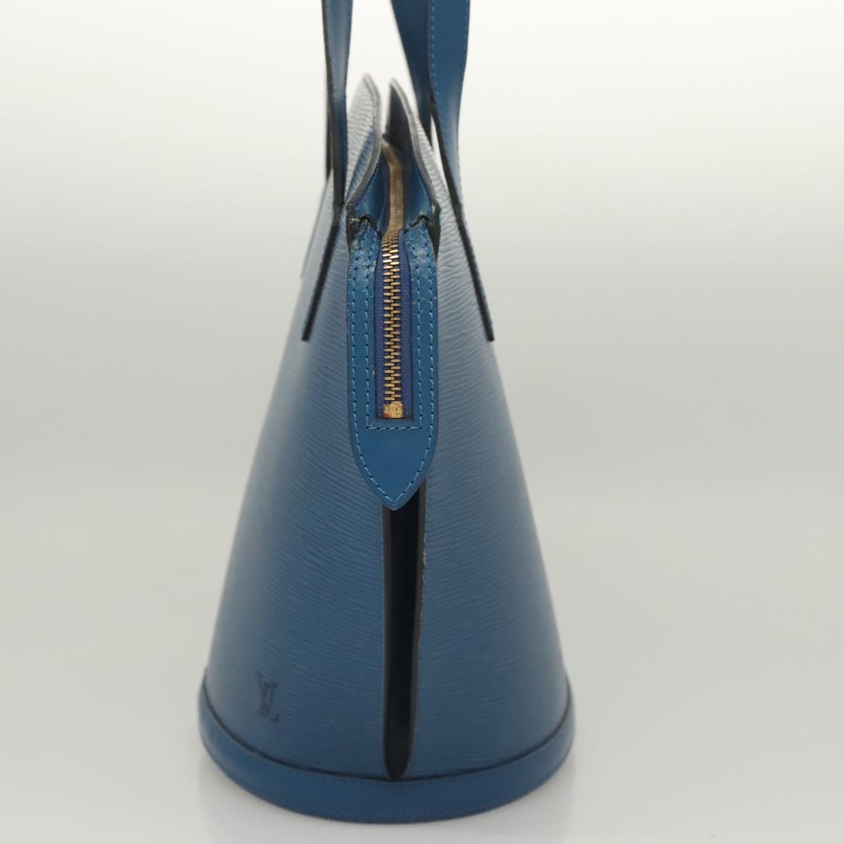 Louis Vuitton Saint Jacques Handbag Epi Leather, BLUE, LEATHER, Shoulder bag