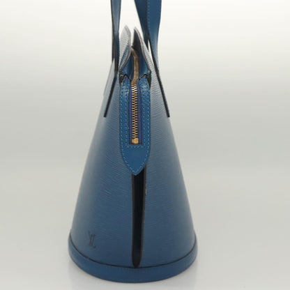 Louis Vuitton Saint Jacques Handbag Epi Leather, BLUE, LEATHER, Shoulder bag