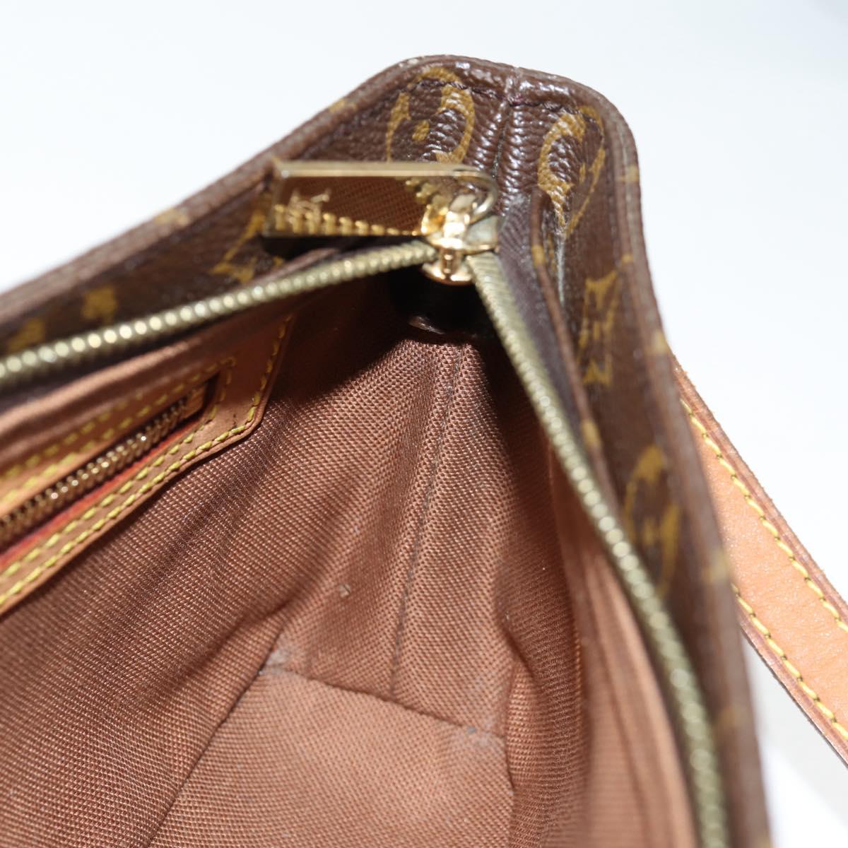 Louis Vuitton Trotteur, Brown, Canvas, shoulder