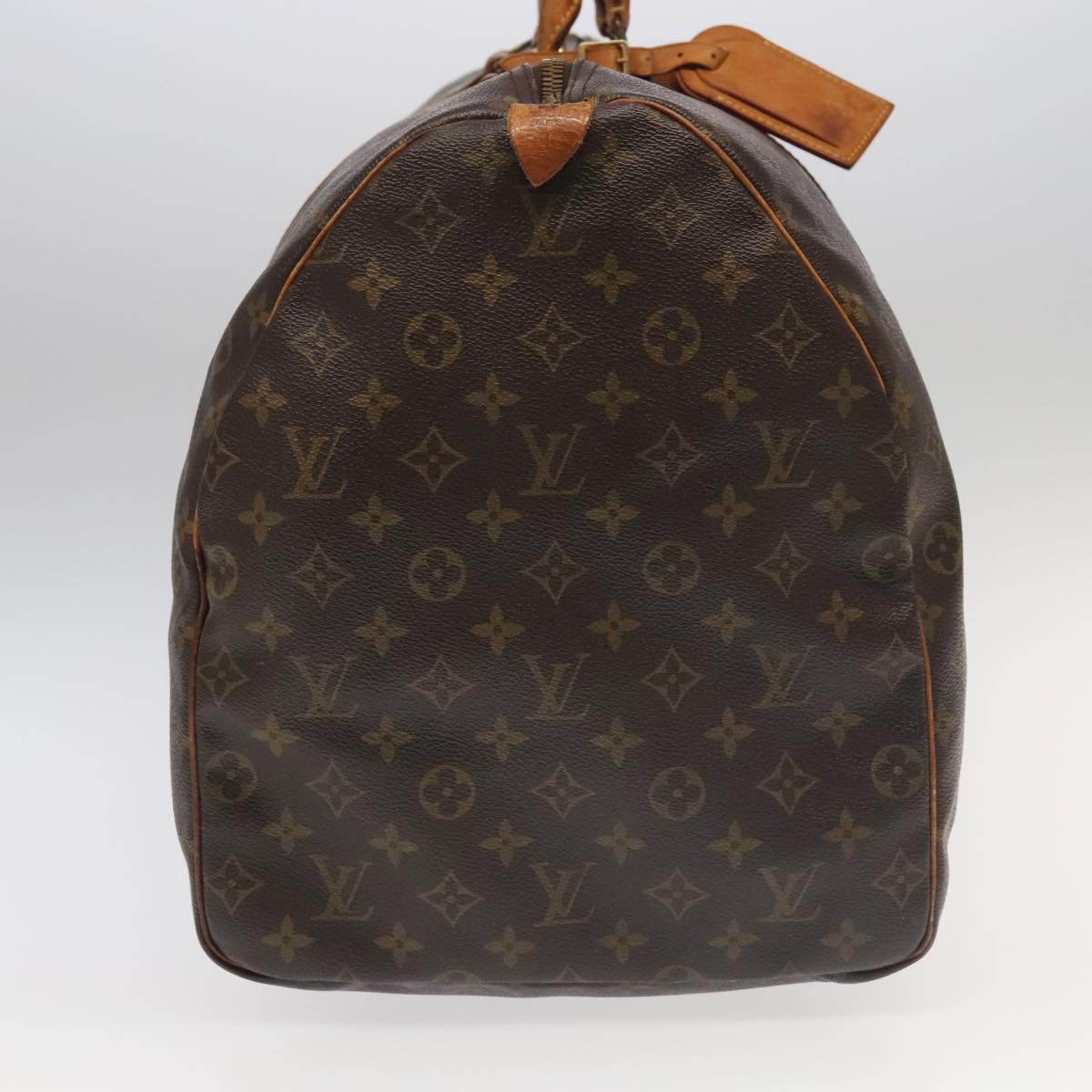 Louis Vuitton Keepall 60, Brown, Canvas, travel