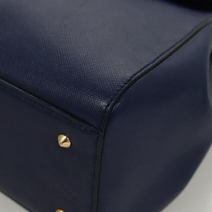 Prada Cleo, Navy, Leather, clutch