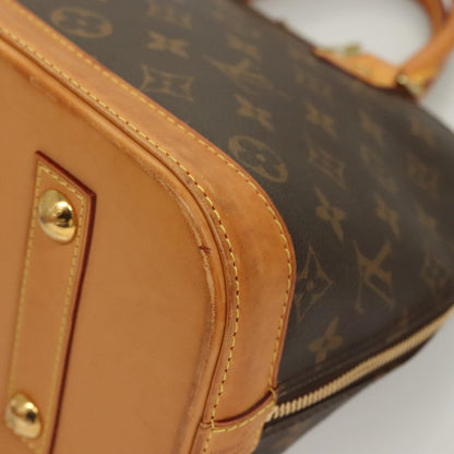 Louis Vuitton Alma, Brown, Canvas, handbag